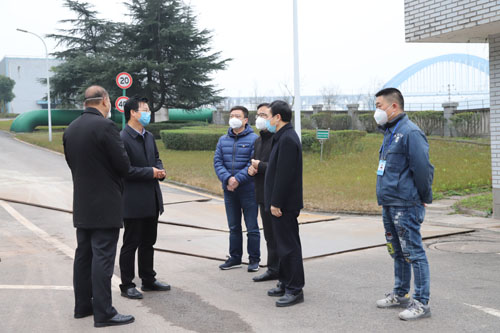 市委常委、政法委書記陳揚杰到我司督查指導疫情防控工作