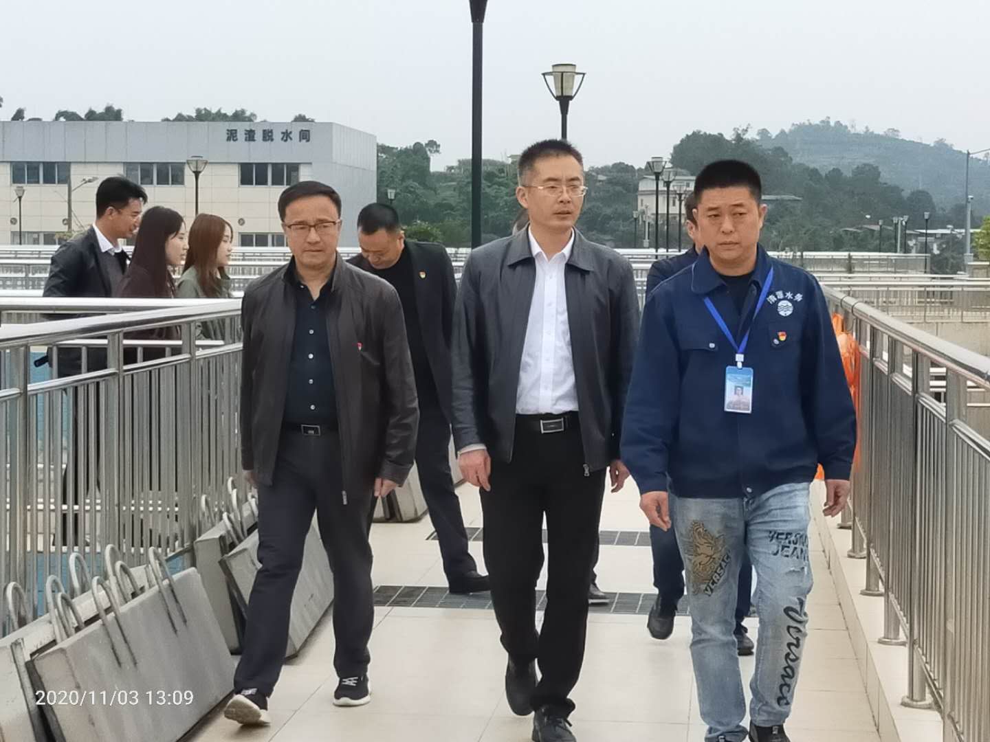 駐市國資委紀檢監察組領導蒞臨清源水務公司調研指導紀檢監察工作