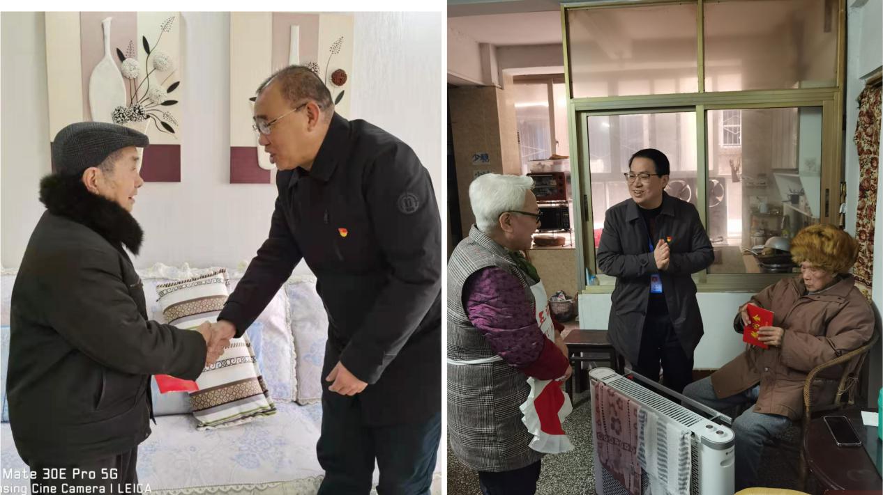 集團公司黨委春節慰問走訪退休黨員干部