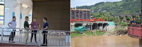 宜賓市公用事業服務集團籌備組副組長胡為民深入清源水務集團一線調研