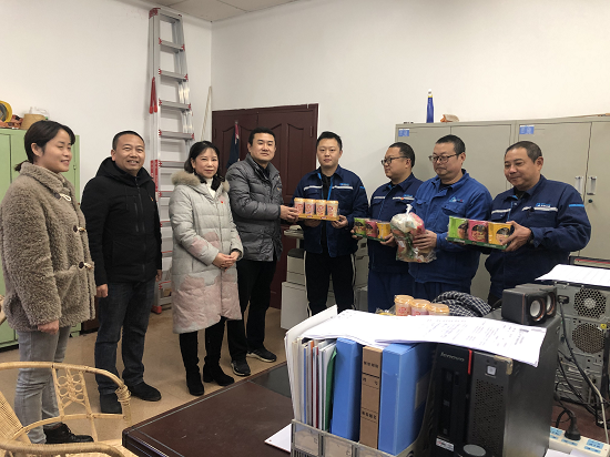 春節慰問送溫暖,黨政關愛進一線